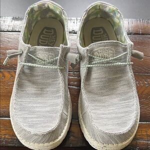 Hey Dude Light Gray Casual Slip-Ons